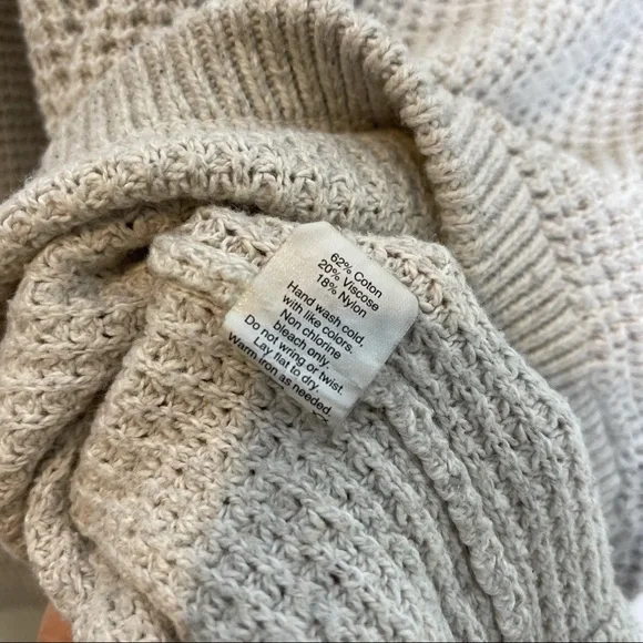 MADEWELL Waffle-Stitch Raglan Sleeve Supersoft Yarn Sweater - Picture 9 of 9